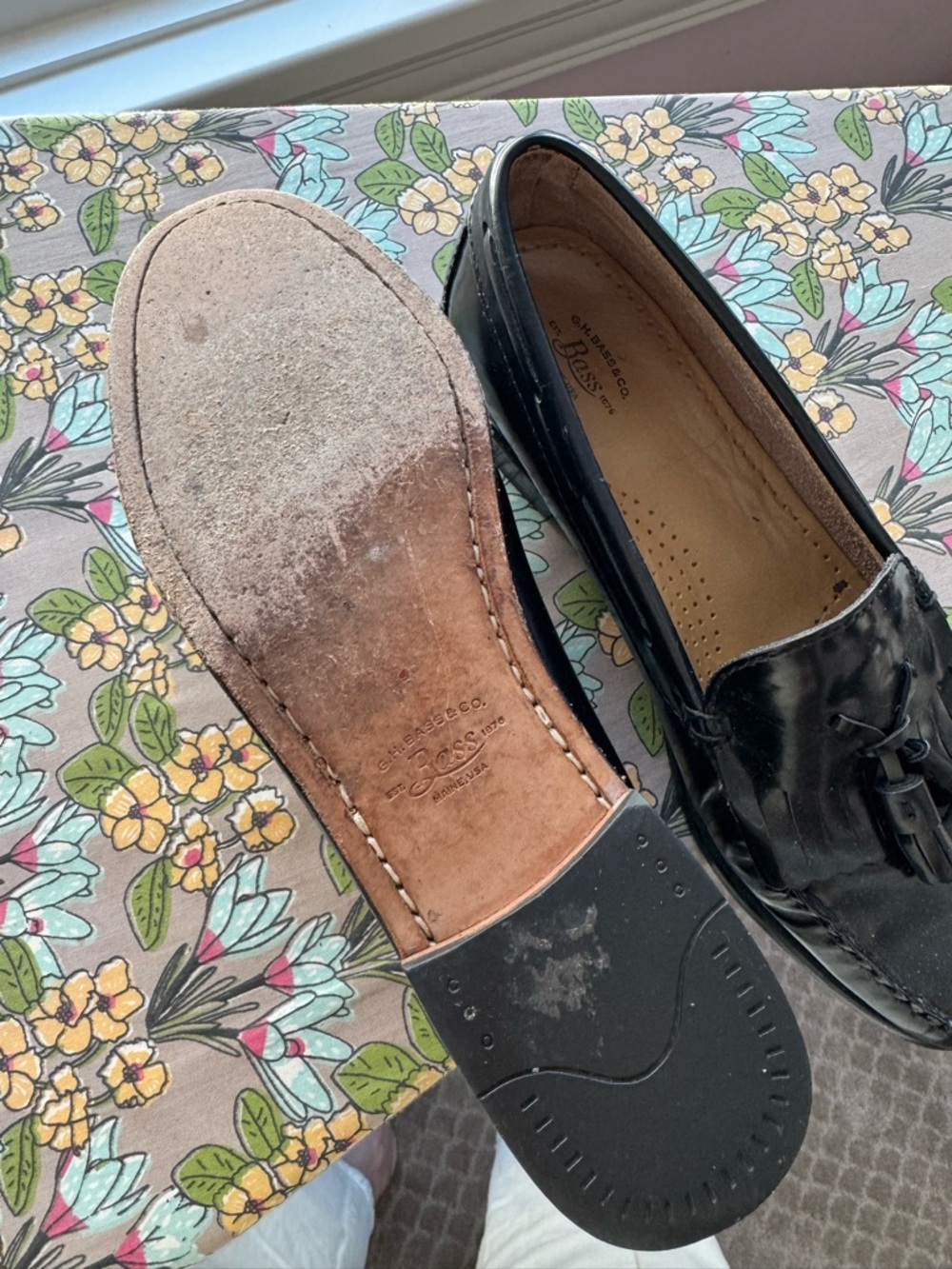 G.H. Bass Co. Black Tassle Loafer - Picture 10 of 10